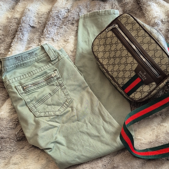 Miss Me Green Pants - Picture 2 of 5